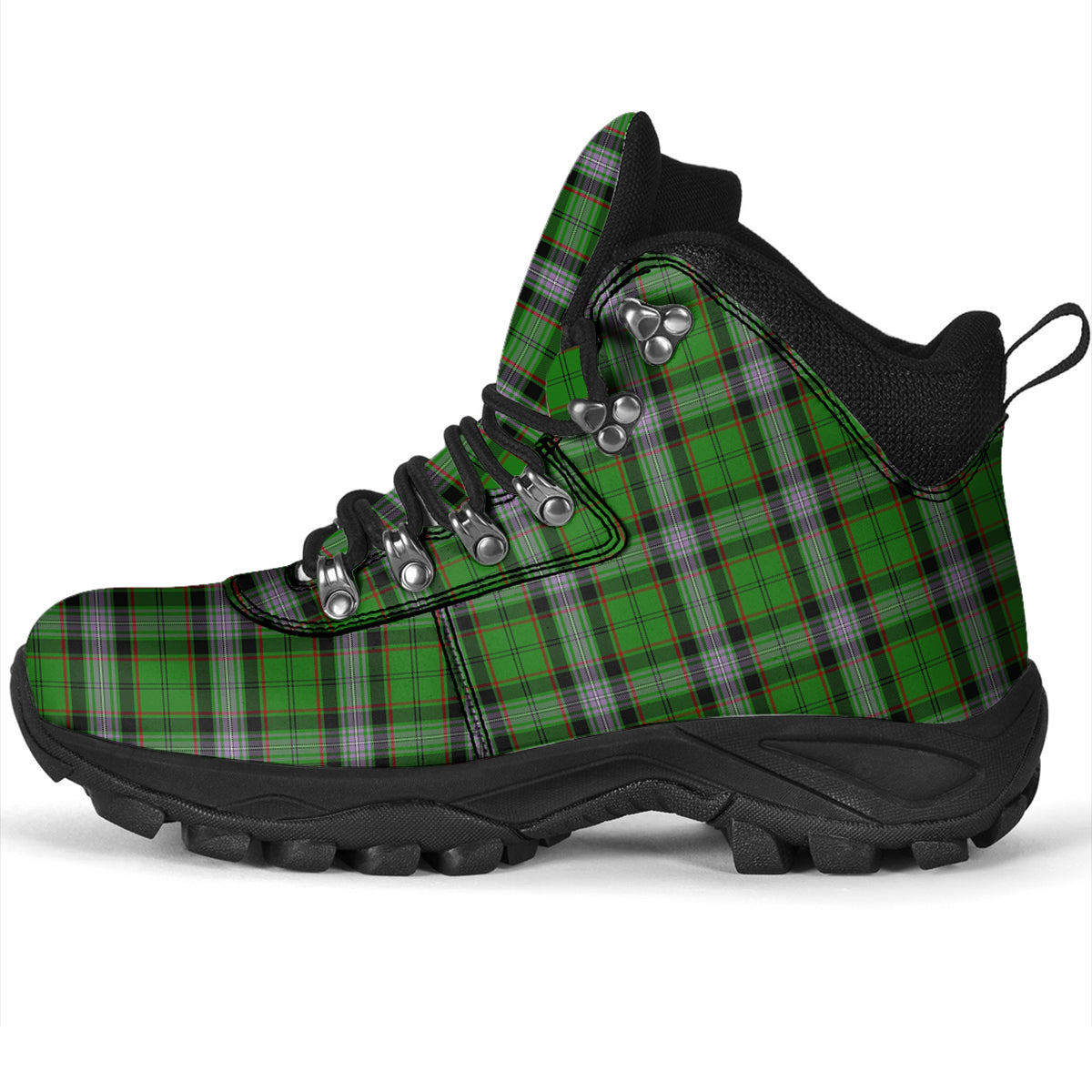 Moss Tartan Alpine Boots - Tartan Vibes Clothing