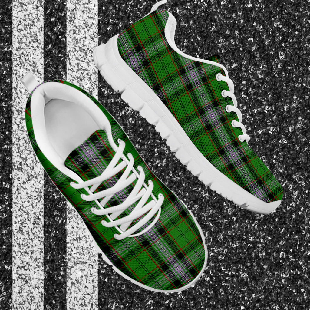Moss Tartan Sneakers - Tartan Vibes Clothing
