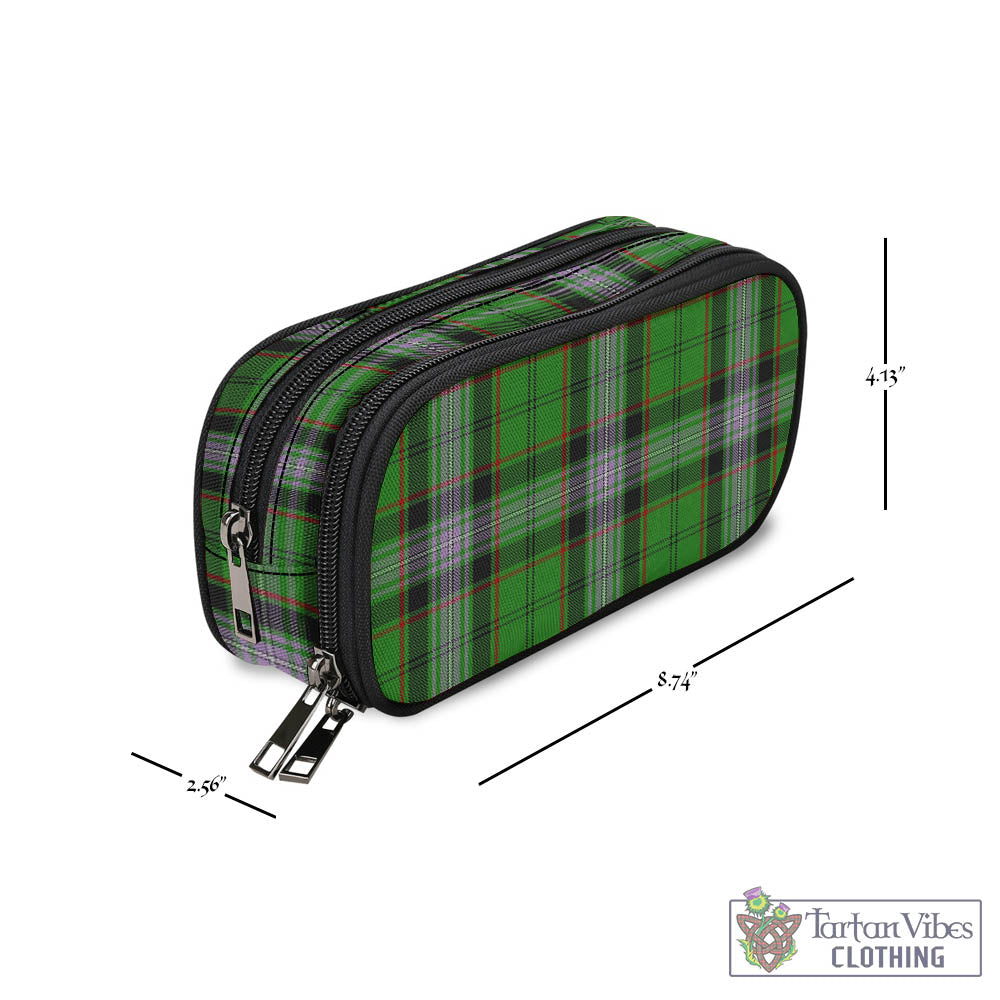 Moss Tartan Pen and Pencil Case - Tartan Vibes Clothing