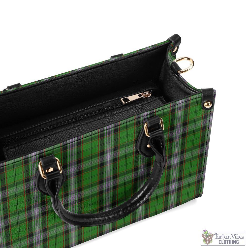 Moss Tartan Luxury Leather Handbags - Tartan Vibes Clothing