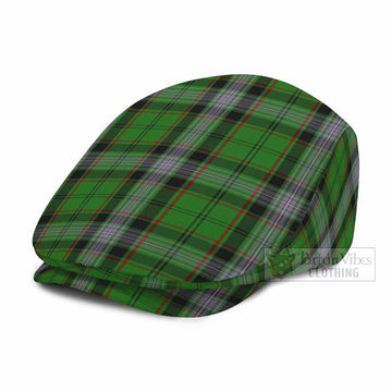 Moss Tartan Jeff Cap, Tartan Flat Cap