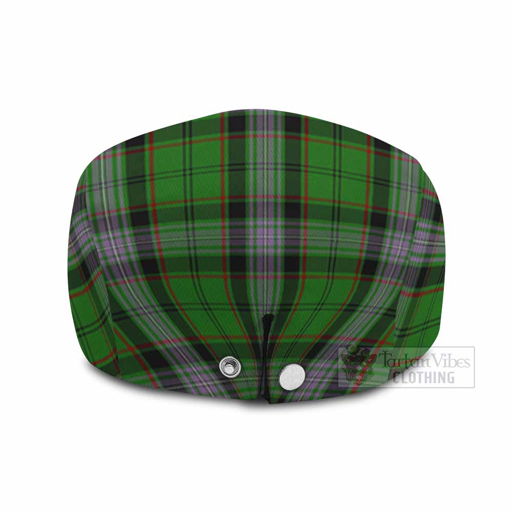 Moss Tartan Jeff Cap, Tartan Flat Cap