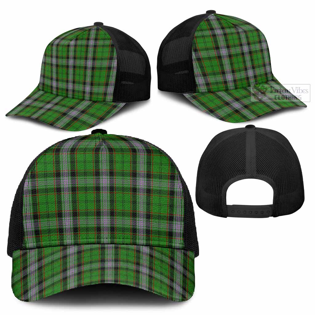 Moss Tartan Mesh Trucker Cap