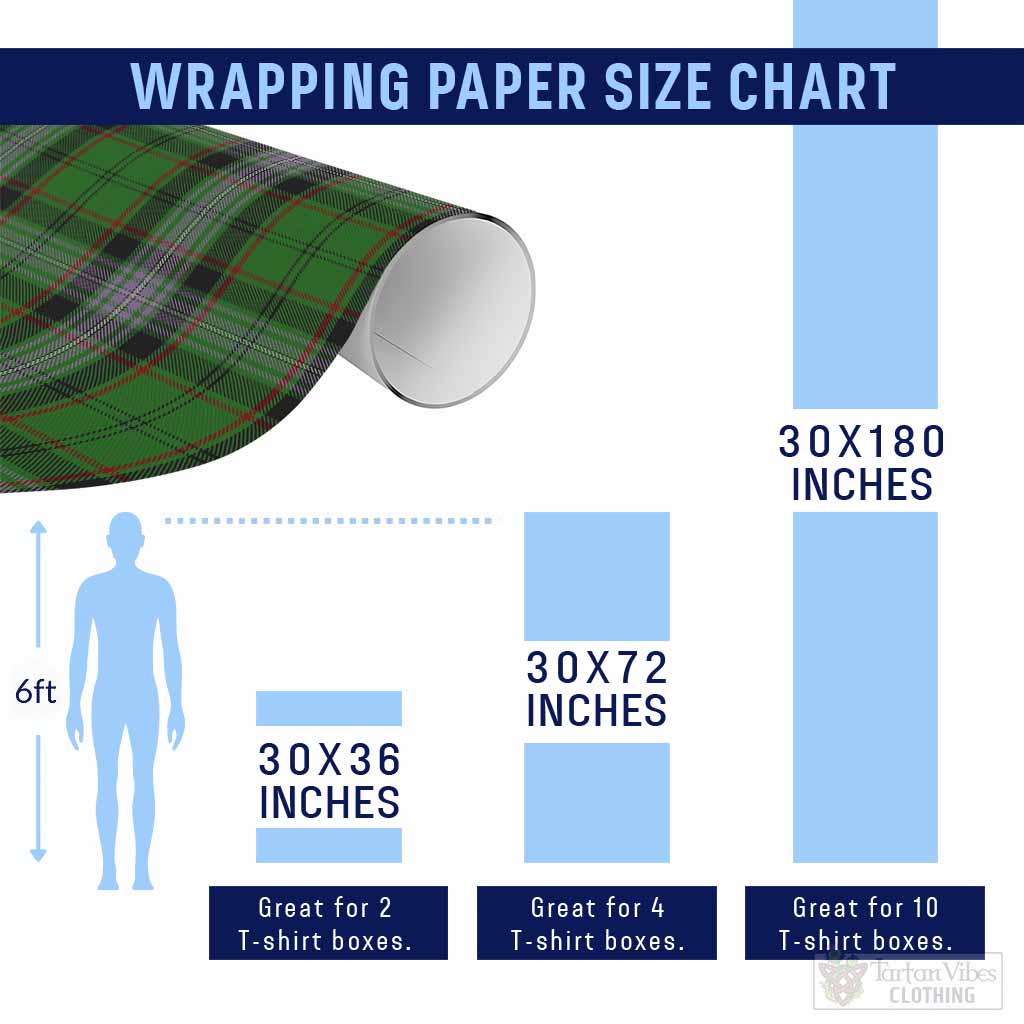 Moss Tartan Wrapping Paper