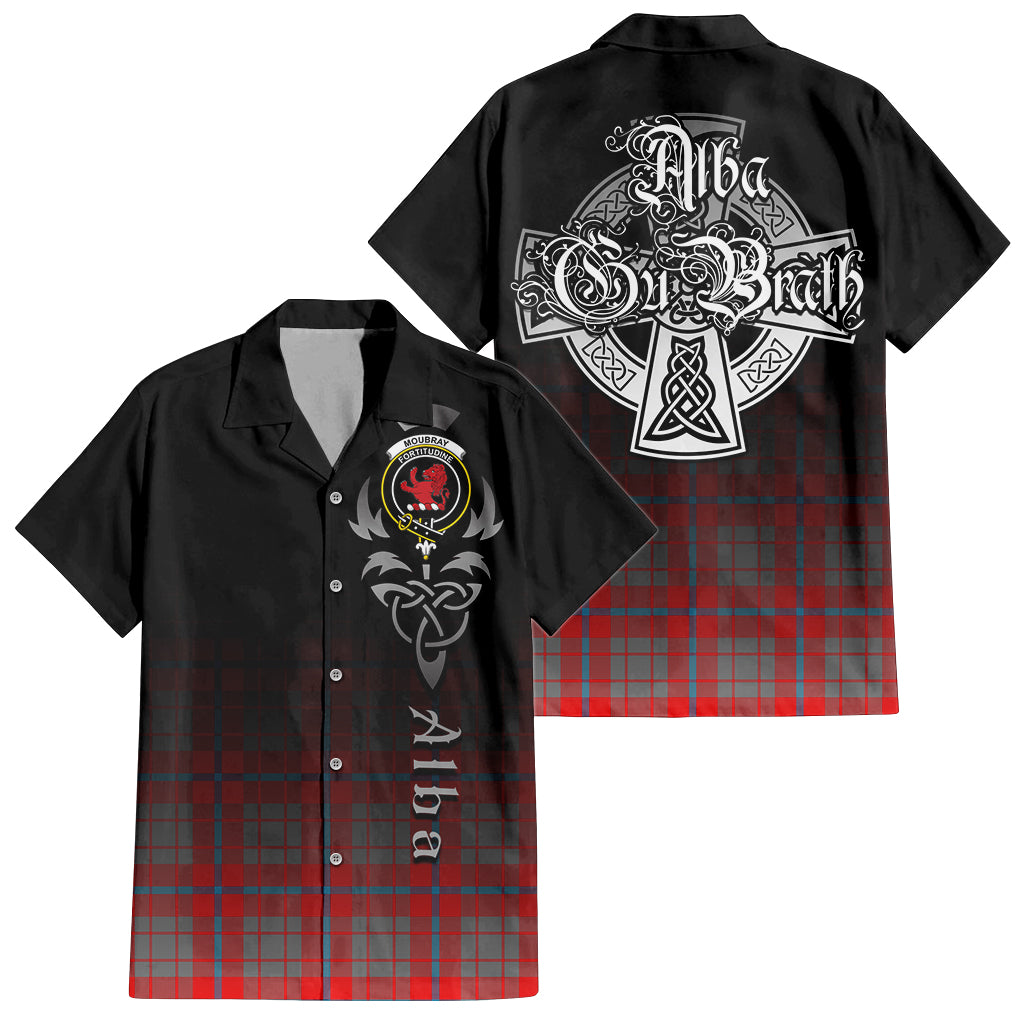 Moubray Tartan Hawaiian Shirt Shirt Featuring Alba Gu Brath Family Crest Celtic Inspired Kid - Tartan Vibes Clothing