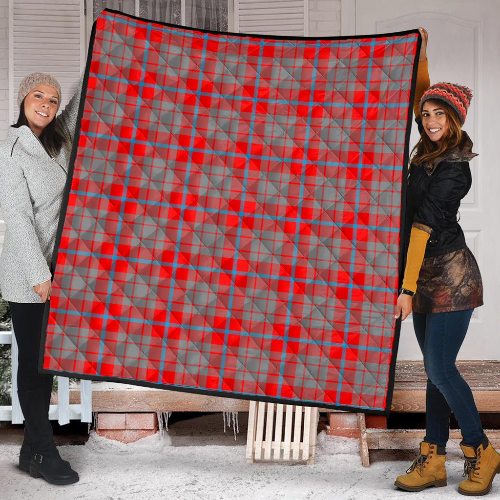Moubray Tartan Quilt Super King Quilt 91" x 110" - Tartan Vibes Clothing