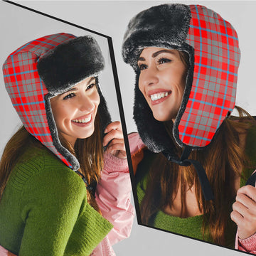 Moubray Tartan Winter Trapper Hat Winter Trapper Hat Universal Fit Circumference 22.8in (58cm) - Tartan Vibes Clothing