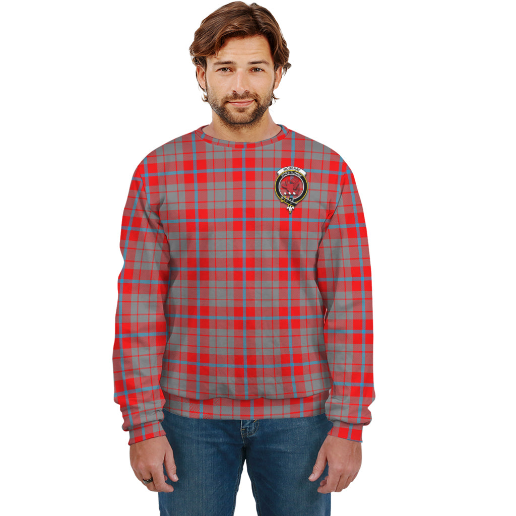 Moubray Tartan Sweatshirt with Family Crest Unisex - Tartan Vibes Clothing