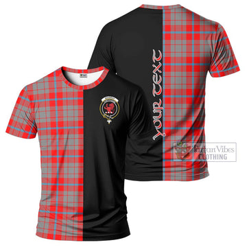 Moubray Tartan T-Shirt with Family Crest and Half Of Me Style Kid's Shirt - Tartan Vibes Clothing