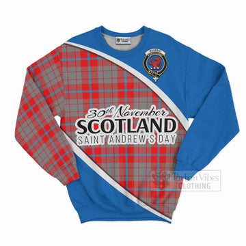 Moubray Family Crest Tartan Sweatshirt Celebrate Saint Andrew's Day in Style Unisex - Tartan Vibes Clothing