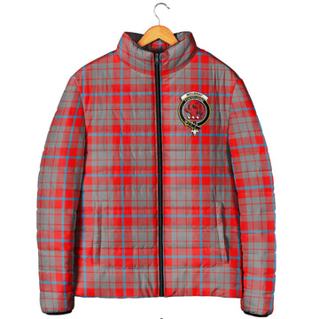 Moubray Tartan Padded Jacket with Family Crest
