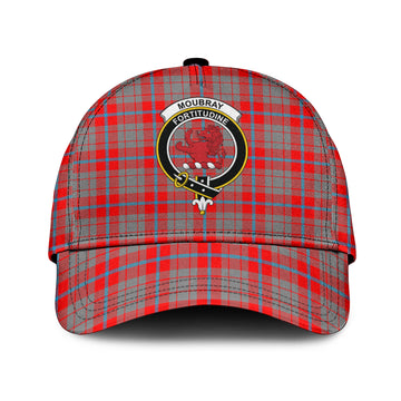 Moubray Tartan Classic Cap with Family Crest