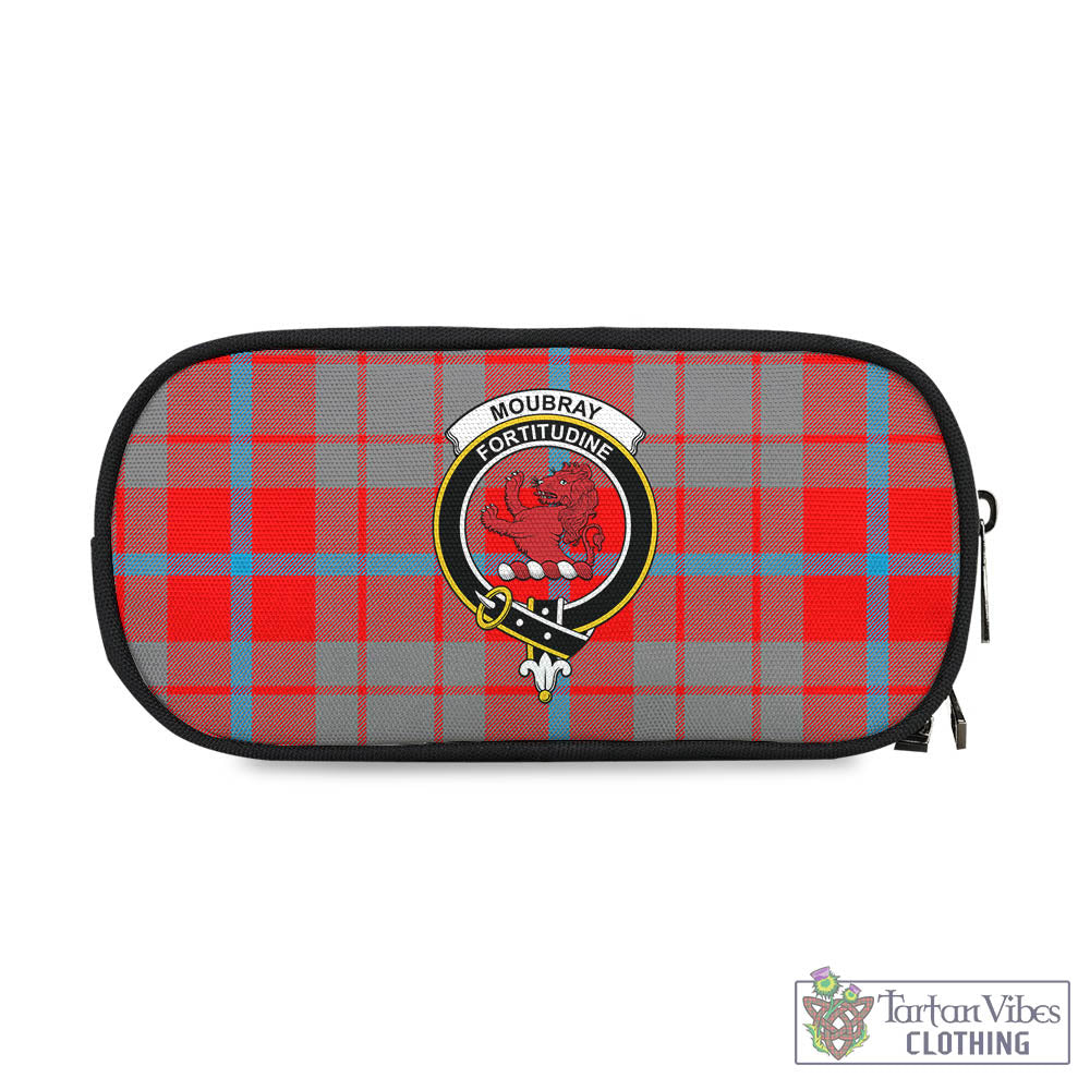 Moubray Tartan Pen and Pencil Case with Family Crest One Size 4.13*8.74 inch - Tartan Vibes Clothing