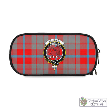 Moubray Tartan Pen and Pencil Case with Family Crest One Size 4.13*8.74 inch - Tartan Vibes Clothing