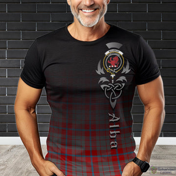 Moubray Tartan T-Shirt Featuring Alba Gu Brath Family Crest Celtic Inspired Kid's Shirt - Tartan Vibes Clothing