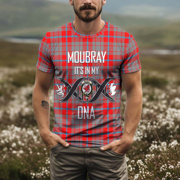 Moubray Tartan T-Shirt with Family Crest DNA In Me Style Kid's Shirt - Tartan Vibes Clothing