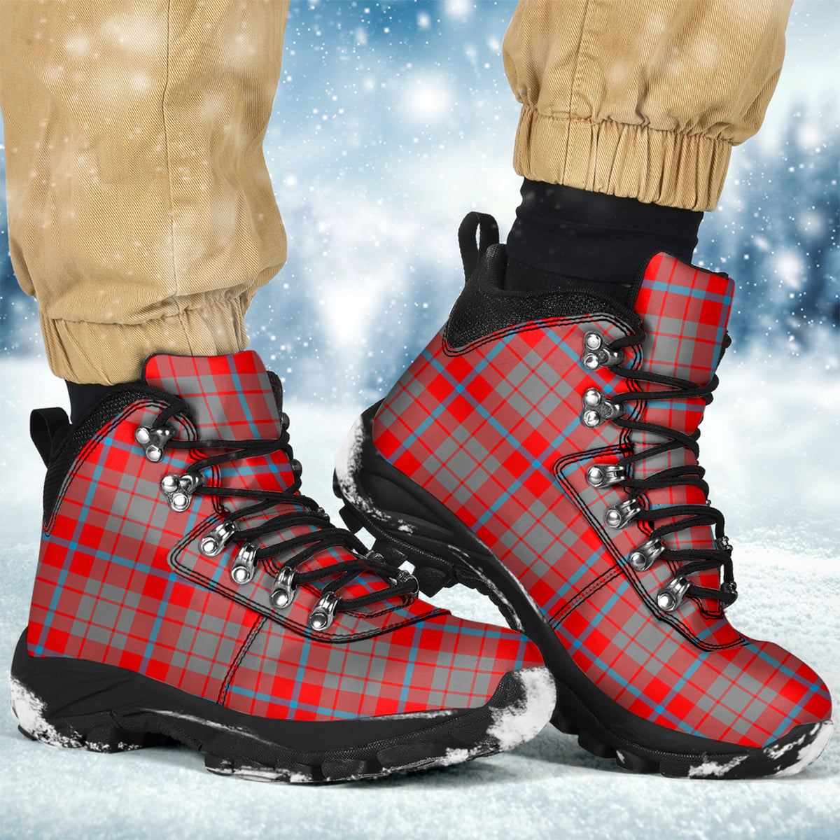Moubray Tartan Alpine Boots Men's Boots - Tartan Vibes Clothing