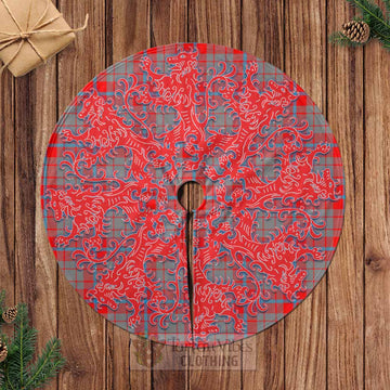 Tartan Vibes Clothing Moubray Tartan Christmas Tree Skirt Lion Rampant Style