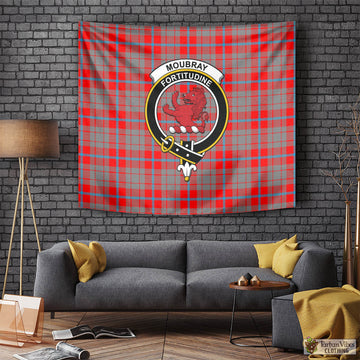 Moubray Tartan Tapestry Wall Hanging and Home Decor for Room with Family Crest Tapestry - Tartan Vibes Clothing