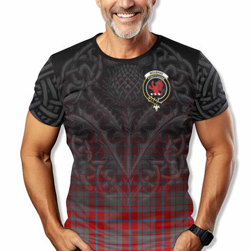 Moubray Tartan T-Shirt with Family Crest Celtic Thistle Vibes Kid's Shirt - Tartan Vibes Clothing