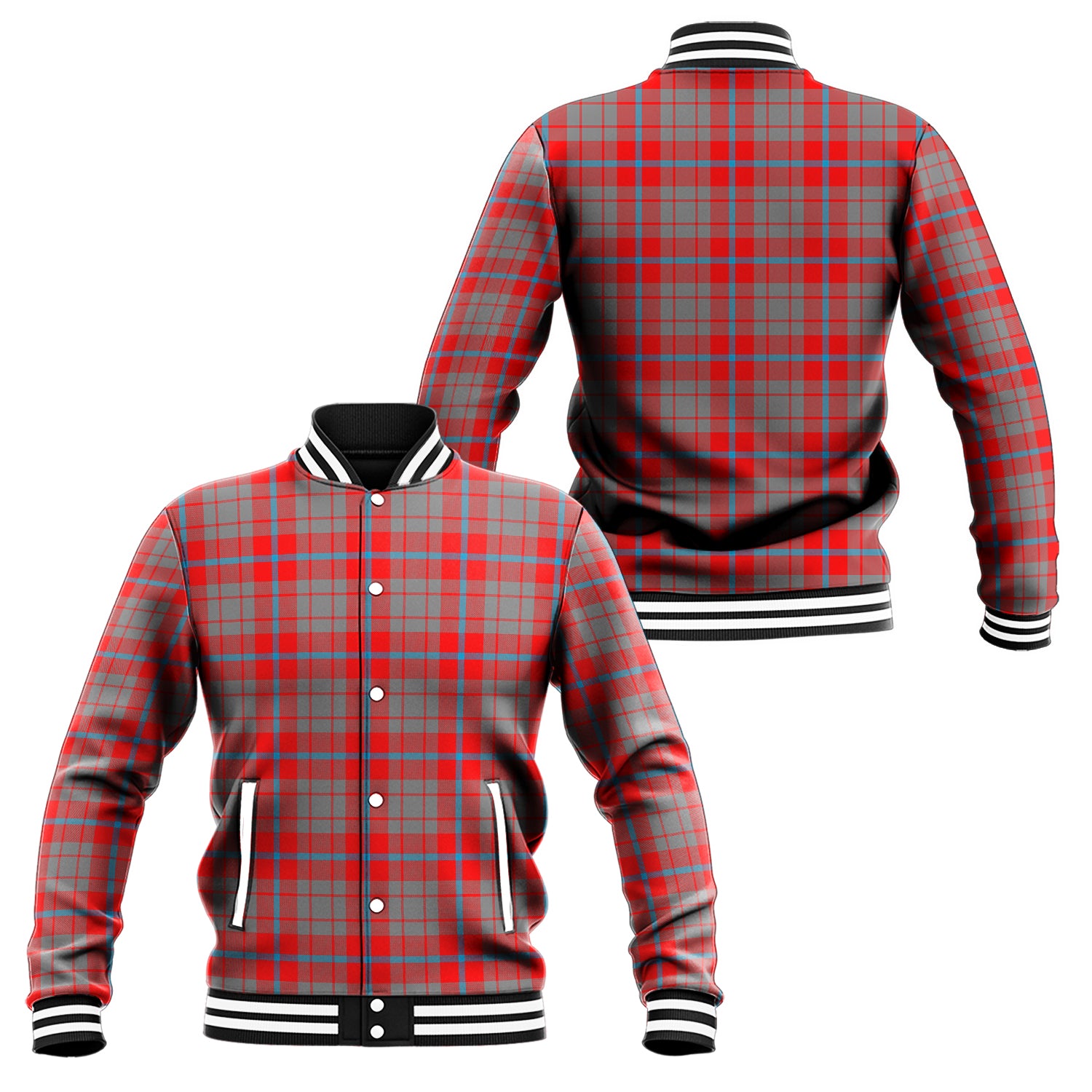 Moubray Tartan Baseball Jacket Unisex - Tartan Vibes Clothing