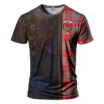 Moubray Tartan Family Crest T-Shirt Alba Gu Brath Be Brave Lion Ancient Style Kid's Shirt - Tartan Vibes Clothing