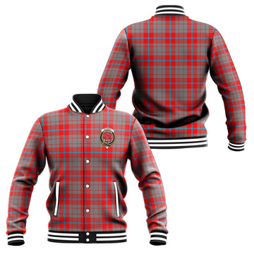 Moubray Tartan Baseball Jacket with Family Crest Unisex - Tartan Vibes Clothing