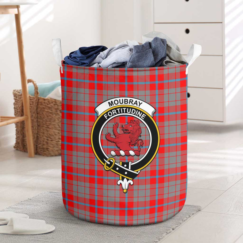 Moubray Tartan Laundry Basket with Family Crest One Size - Tartan Vibes Clothing