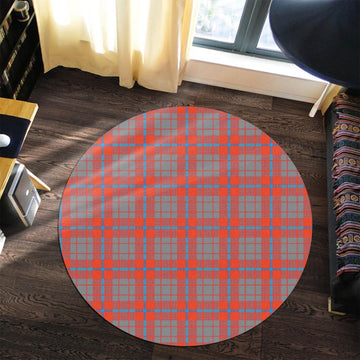 Moubray Tartan Round Rug Premium Round Rug - Tartan Vibes Clothing