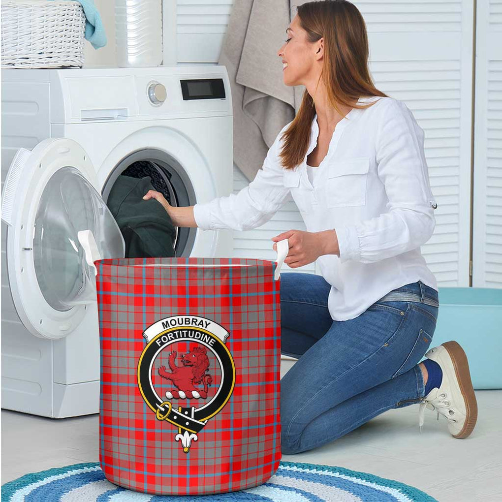 Moubray Tartan Laundry Basket with Family Crest - Tartan Vibes Clothing