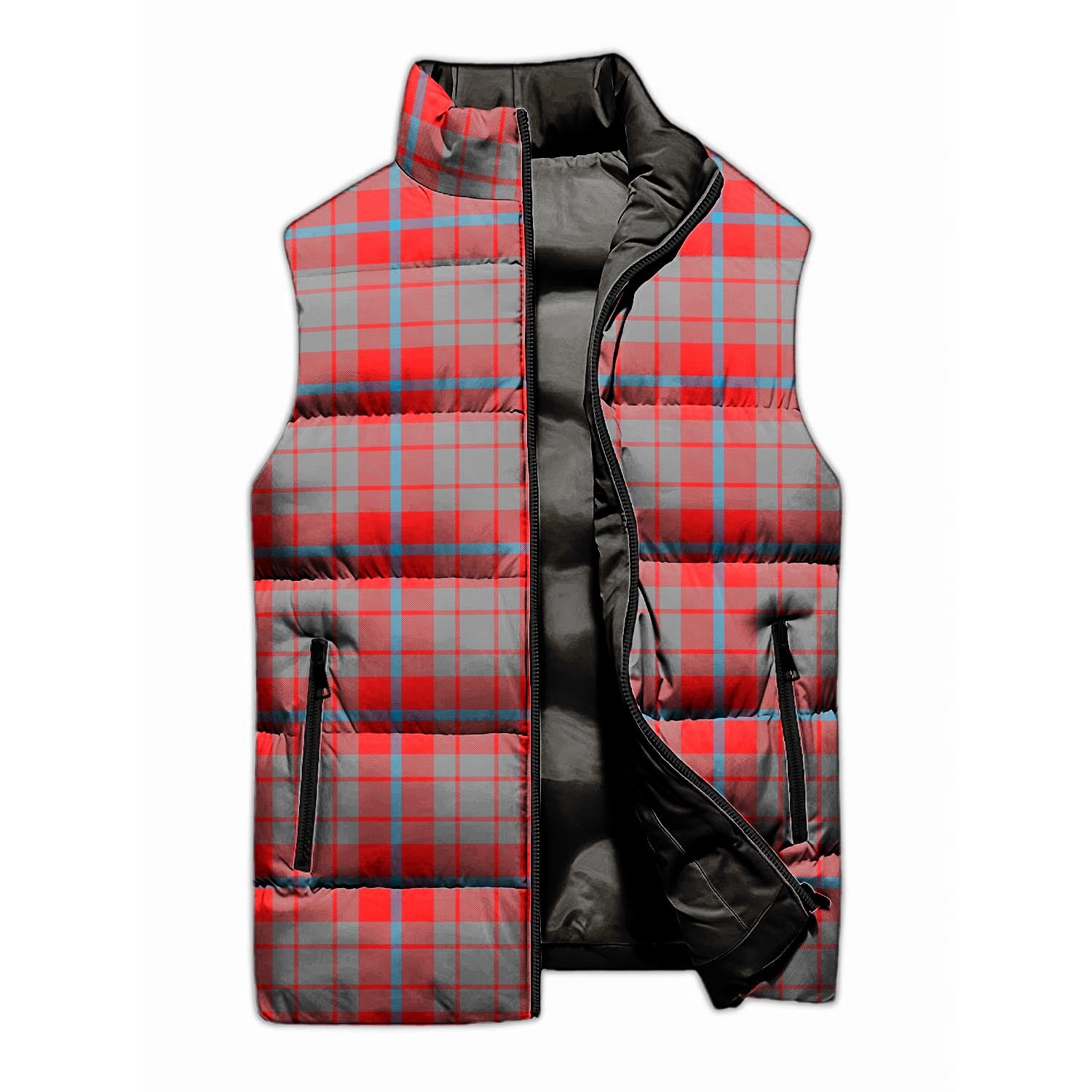 Moubray Tartan Sleeveless Puffer Jacket Unisex M - Tartan Vibes Clothing