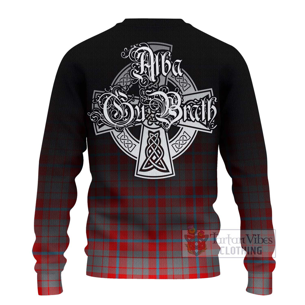 Moubray Tartan Ugly Sweater Featuring Alba Gu Brath Family Crest Celtic Inspired - Tartan Vibes Clothing