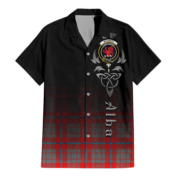 Moubray Tartan Hawaiian Shirt Shirt Featuring Alba Gu Brath Family Crest Celtic Inspired - Tartan Vibes Clothing