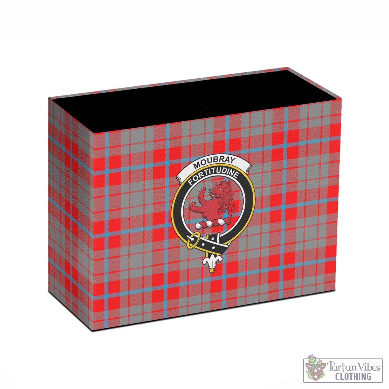 Moubray Tartan Pen Holder with Family Crest - Tartan Vibes Clothing