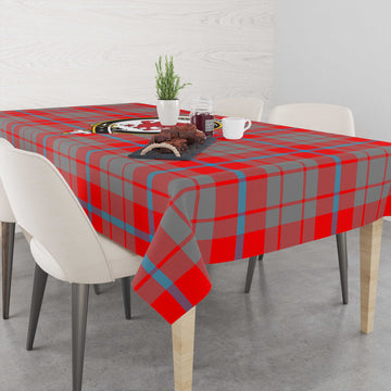 Moubray Tartan Tablecloth with Family Crest M 39.4"x59"(100x150cm) - Tartan Vibes Clothing