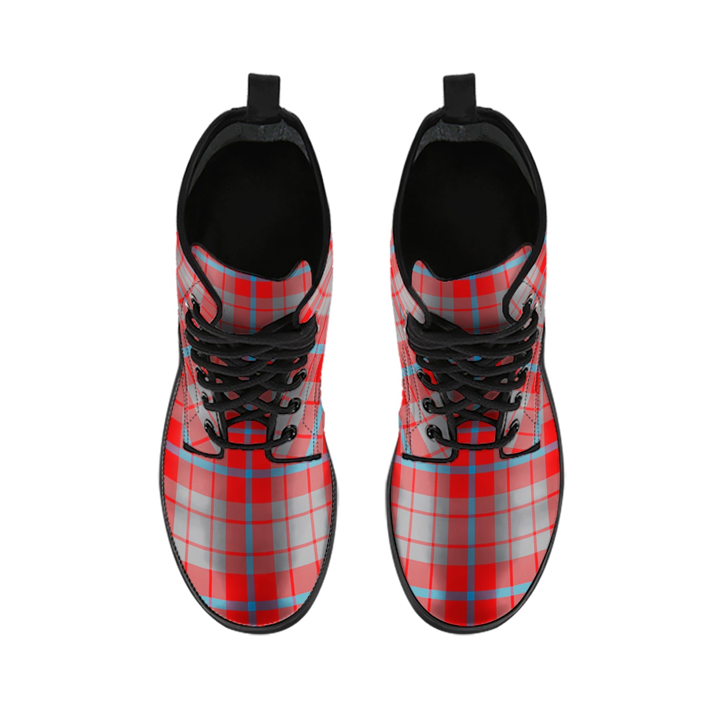 Moubray Tartan Leather Boots - Tartan Vibes Clothing