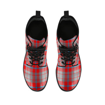Moubray Tartan Leather Boots - Tartan Vibes Clothing