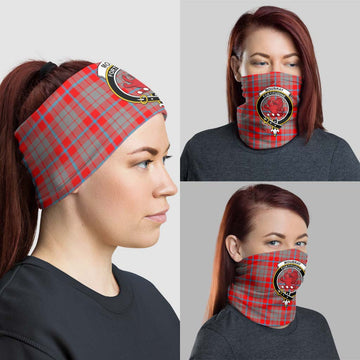 Moubray Tartan Neck Gaiters, Tartan Bandanas, Tartan Head Band with Family Crest - Tartan Vibes Clothing