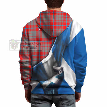 Moubray Tartan Hoodie with Family Crest Scotland Patriotic Style - Tartan Vibes Clothing