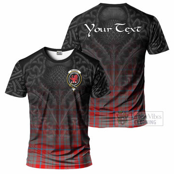 Moubray Tartan T-Shirt with Family Crest Celtic Thistle Vibes - Tartan Vibes Clothing