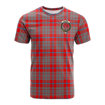 Moubray Tartan T-Shirt with Family Crest