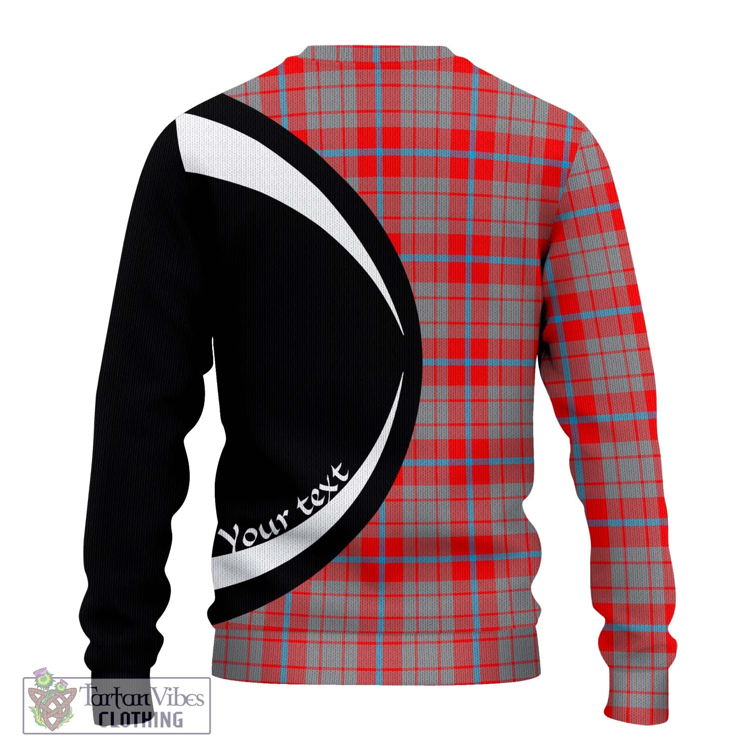 Moubray Tartan Ugly Sweater with Family Crest Circle Style - Tartan Vibes Clothing