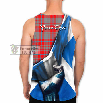 Moubray Tartan Men's Tank Top with Family Crest Scotland Patriotic Style - Tartan Vibes Clothing