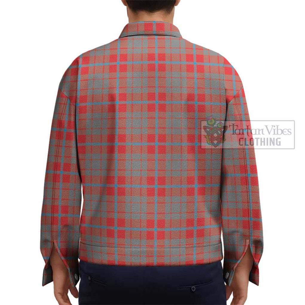Moubray Tartan Unisex Lapel Cotton Jacket - Tartan Vibes Clothing