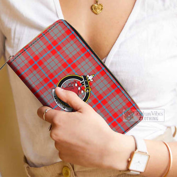 Tartan Vibes Clothing Moubray Tartan Women's Leather Wallet with Family Crest