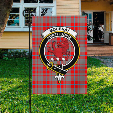 Moubray Tartan Flag with Family Crest - Tartan Vibes Clothing