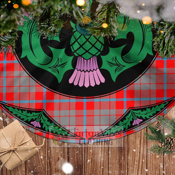 Moubray Tartan Christmas Tree Skirt Scottish Thistle Style - Tartan Vibes Clothing
