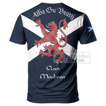 Moubray Tartan Lion Rampant T-Shirt Proudly Display Your Heritage with Alba Gu Brath and Clan Name - Tartan Vibes Clothing
