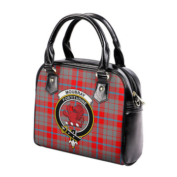 Moubray Tartan Shoulder Handbags with Family Crest - Tartan Vibes Clothing