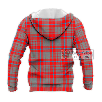 Moubray Tartan Knitted Hoodie with Family Crest DNA In Me Style - Tartan Vibes Clothing